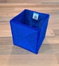 Large desk tidy - blue with dark blue edging - Image 1