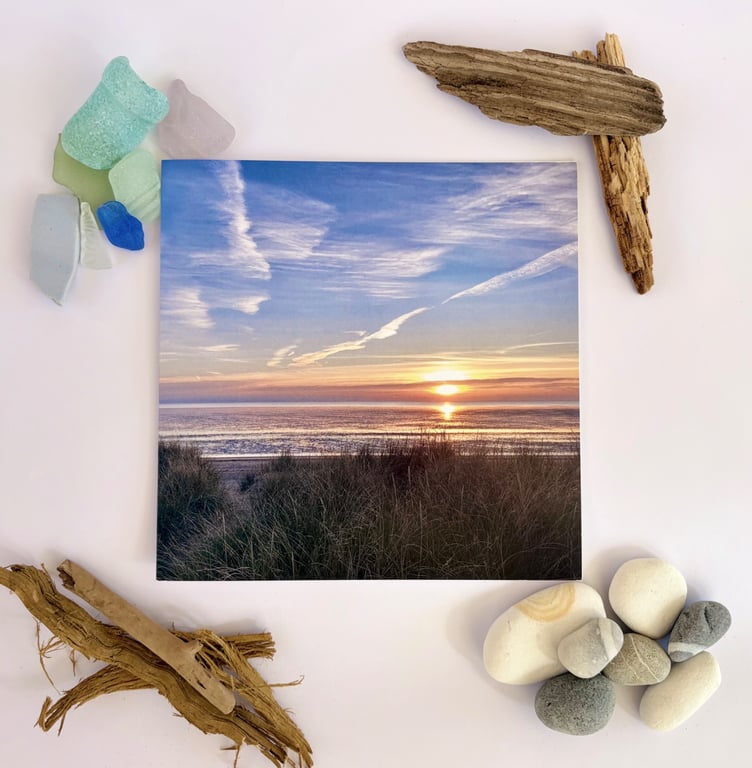 Sunset - printed greetings cards