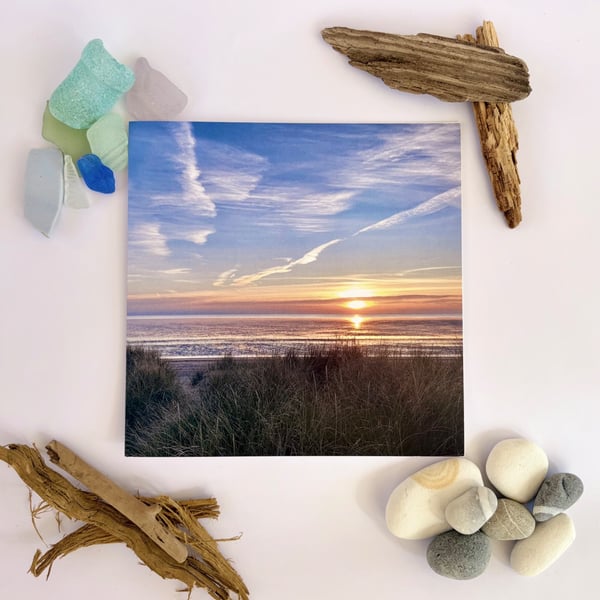 Sunset - printed greetings cards