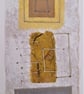 Colourful Combinations Grey Yellow Handstitched Geometric Art Pictures - Image 2