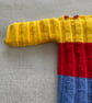 Three colour ribbed jumper - Image 4