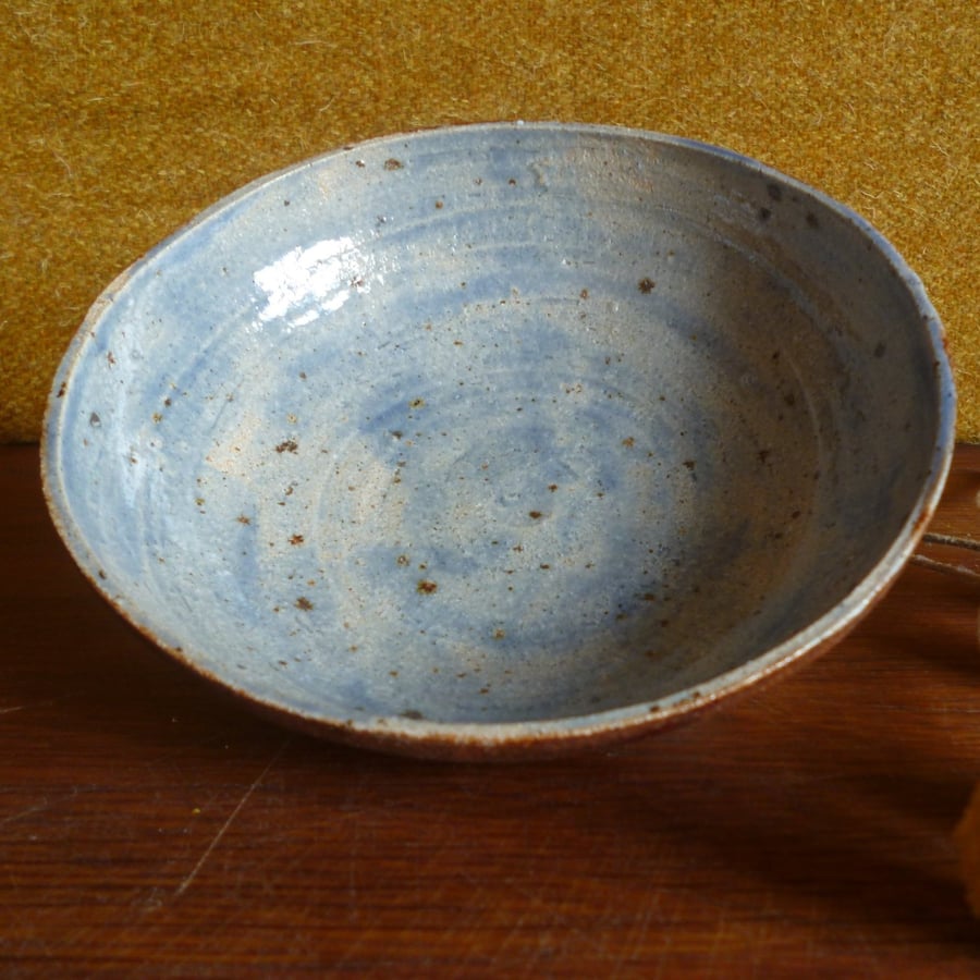 'Fading Snow' Handmade Ceramic Bowl