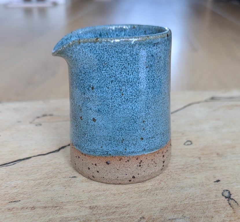 Diddy green speckled jug