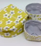 Beautiful bundle, Set of three fabric bowls, baskets - Image 6