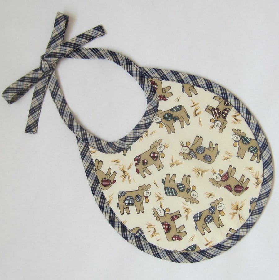 Babies First Size Cow Bib