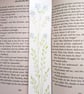 Original Hand Painted Blue Flower Bookmark