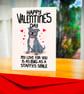 Staffordshire Bull Terrier Valentine’s Card – Love As Big As A Staffy Smile - Image 5