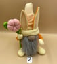 Gnome for the Summer. Sitting Gnome for Display. Unusual Colours. Home Decor. - Image 5