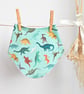 Dinosaur Print Baby Bib Bandana Style