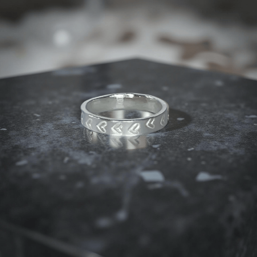 Silver Heart Ring