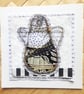 Wire Pot of Coffee in black white cream. Handmade Art. Perfect for Coffee Lovers - Image 1