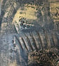Metallic Gold & Black — Textured Abstract Acrylic Art - Image 4