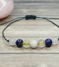 Anxiety Bracelet - Rose Quartz, Lepidolite, Rutilated Quartz, Kunzite - Image 4
