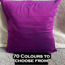Handmade Raw Silk and Cotton Cushion Cover Handloomed in India Envelope Style