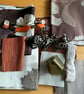 Slow sewing starter pack in brown cream and orange