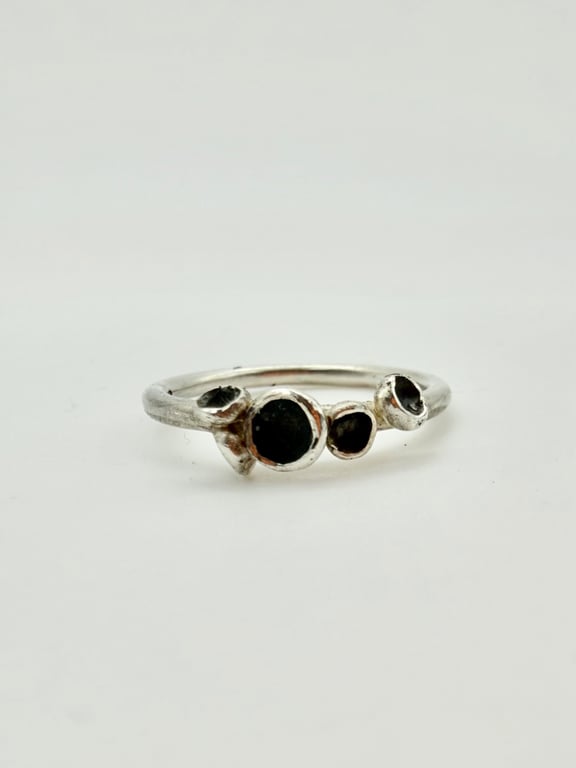 The Coastal Ring in sterling silver 