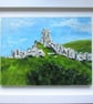 Corfe Castle original painting - Image 1