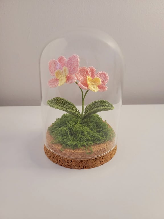 Crochet Orchid Dome