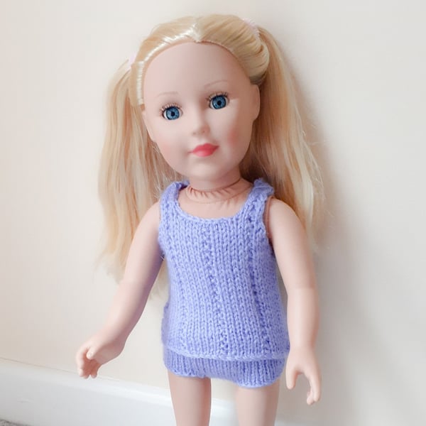 KNITTING PATTERN PDF Pretty Vests for Doll