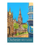 Chichester West Sussex travel poster print by Susie West - Image 4