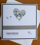 Embellished Heart Wedding Card - Image 6