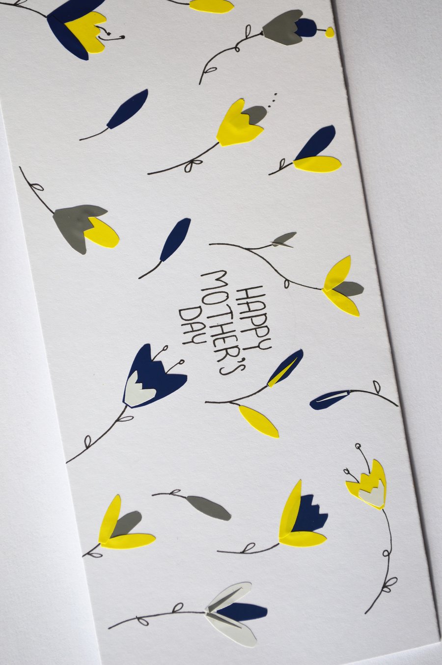 Mothers day card, Mothers day, Card for mum, greetings card, Blank card, Floral 