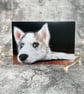 It's Hard Work Being a Puppy Blank Greetings Card Printed from Original Art - Image 1