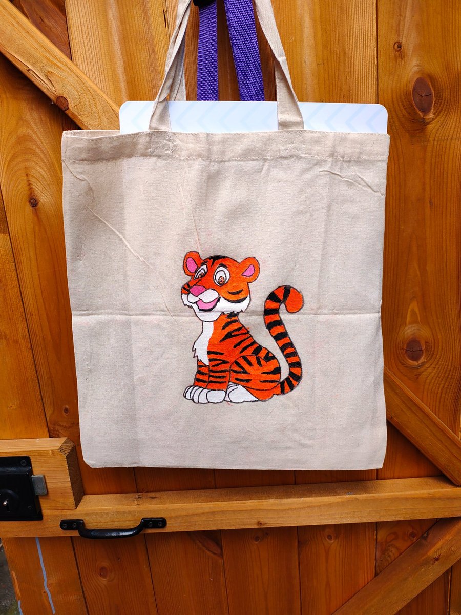 Hand painted tote bags 