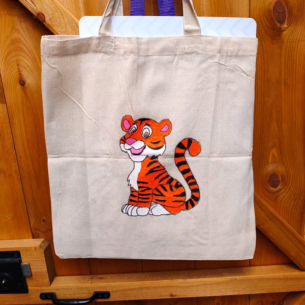 Hand painted tote bags 