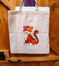 Hand painted tote bags 