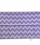 Crochet hook case with purple chevrons, Ergonomic hook organiser, roll up short  - Image 3