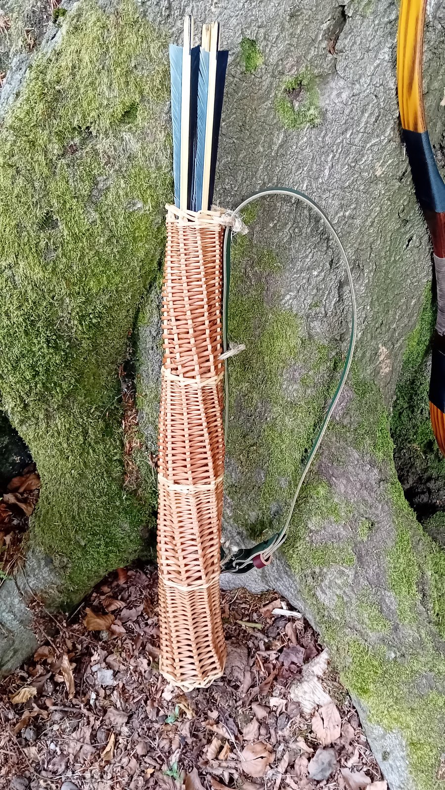 Wicker arrow quiver