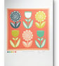 Retro Flower Garden - coral - Image 6