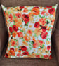 Floral throw pillow cace