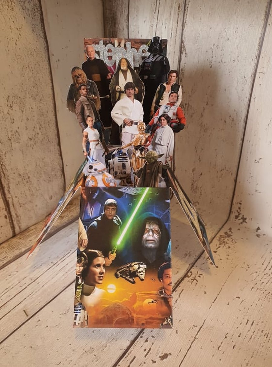 Star Wars Birthday Pop-Up Card