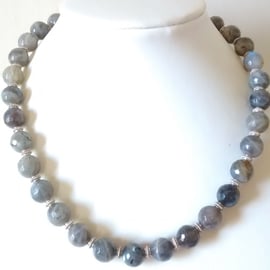 LABRADORITE NECKLACE - FREE UK SHIPPING