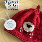 Hand Knitted Baby Hat Beanie Style 6-9 months