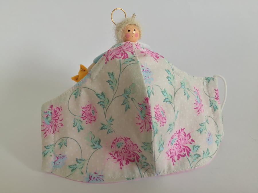 Floral Face Mask Covering 