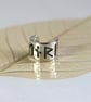 Engraved Viking Runes Silver Ear Cuff Choose 5 Runes for your Custom Earring - Image 7