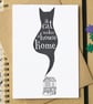 A Cat Makes A House A Home Card - Image 2