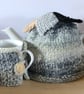 Knitted Tea Cosy & Mug Cosy Set - Image 2