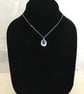 Oval Pendant in Peacock Colours - Image 5