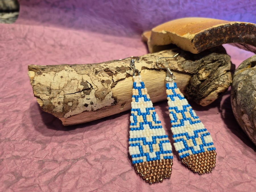 Handmade drop earrings