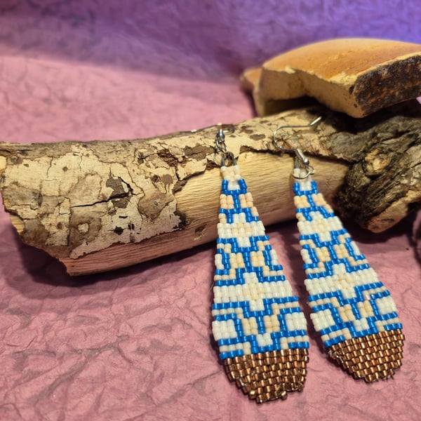 Handmade drop earrings