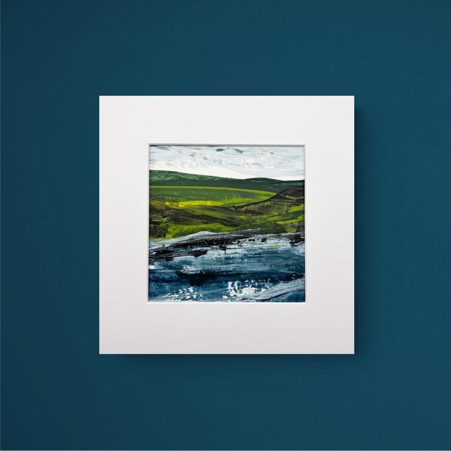 Original Seascape Painting - Where the Sea Meets the Land