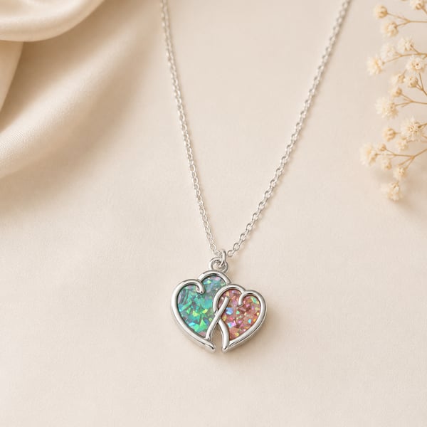 Handcrafted ashes in resin jewellery-
