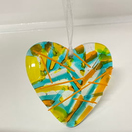 Abstract hanging heart wall decoration 
