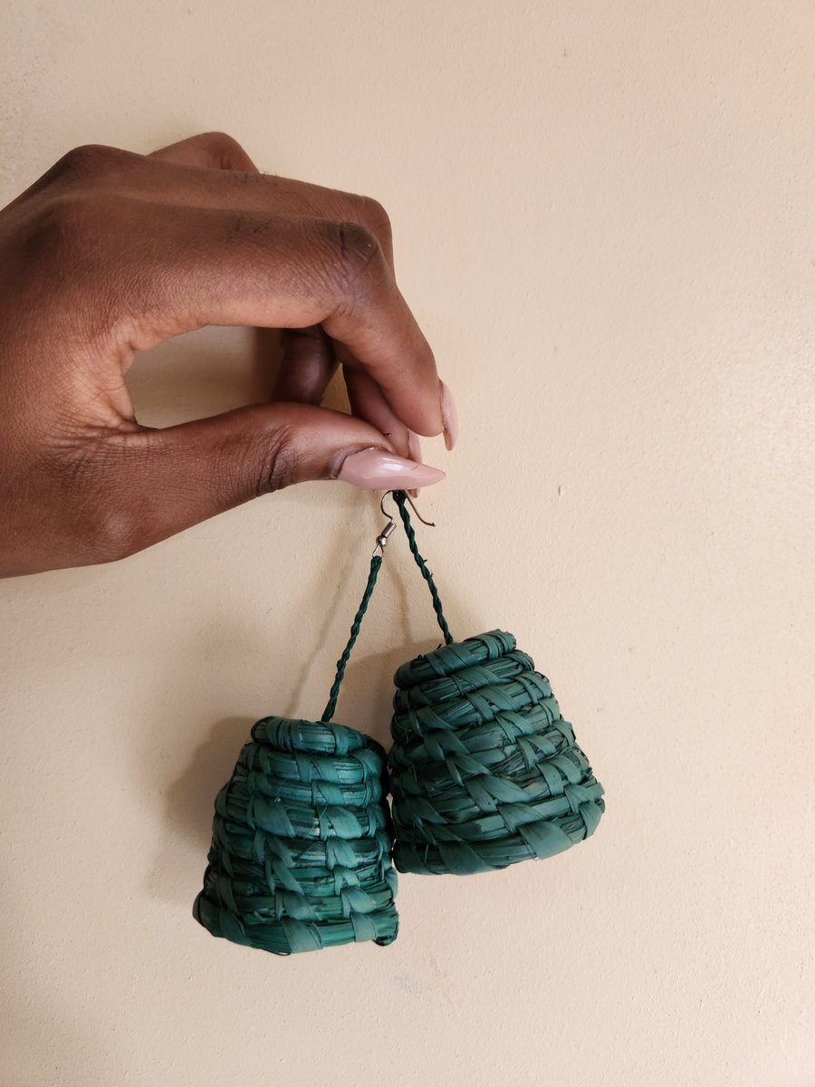 Raffia Earring Handmade Custom Stylish Y2k  