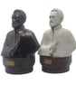 Haile Selassie Bust, Ethiopian leader figurine,african male statue,black history