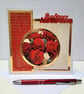 Anniversary Card for Husband Wife Partner - Red Rose - Sending All my Love - Image 3